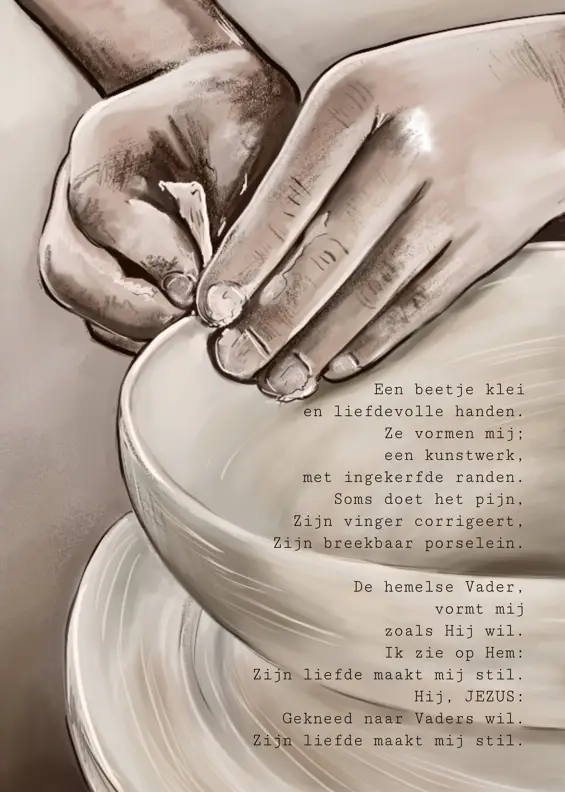 Poster A4: Een beetje klei