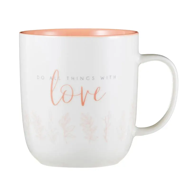 Mug, Doall things with love