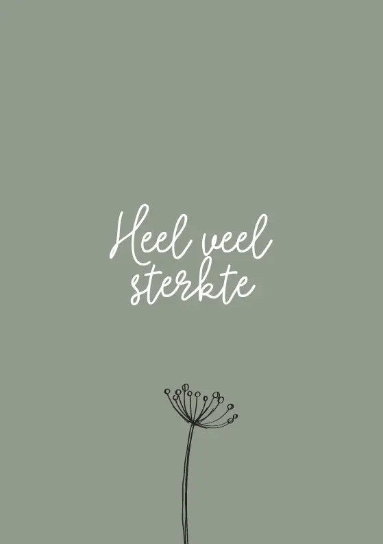 Enkele kaart: Heel veel sterkte