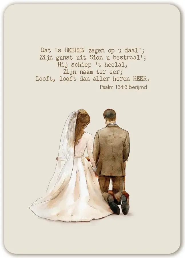 Kaart: A6 Dat 's Heeren zegen (blanco hu