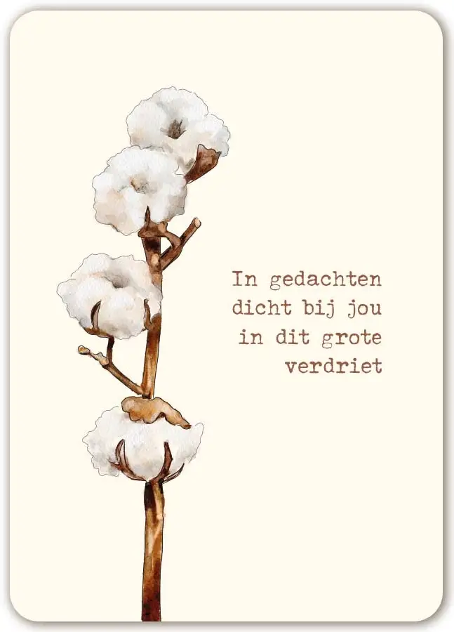 Kaart: A6 In gedachten dicht bij jou (de