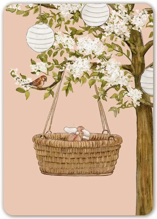 Kaart: A6 Blanco (zonder opdruk geboorte