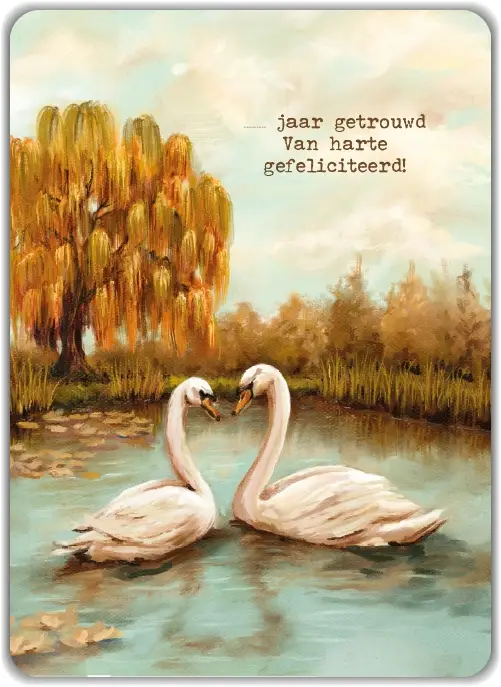 Kaart: ...jaar getrouwd