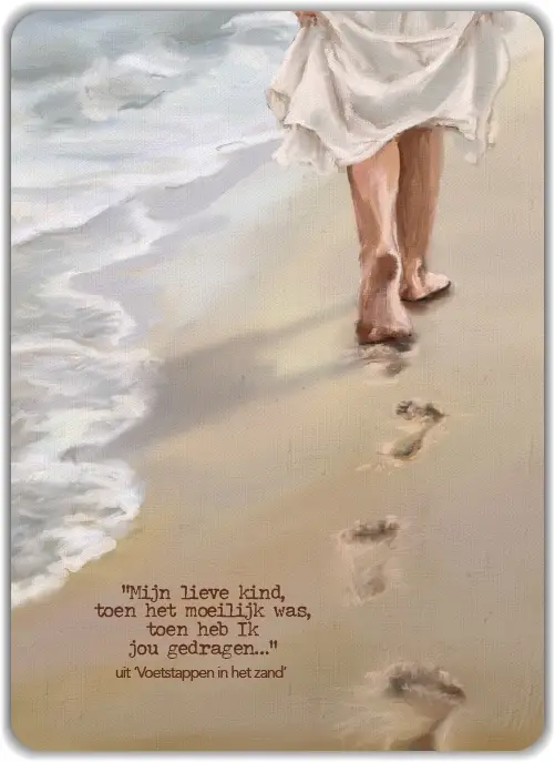 Kaart: Mijn lieve kind, toen het moeilij