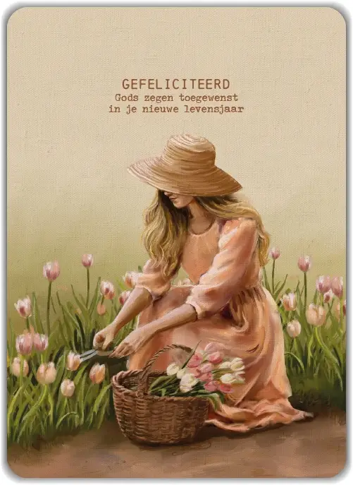 Kaart: Gefeliciteerd Gods zegen toegewen