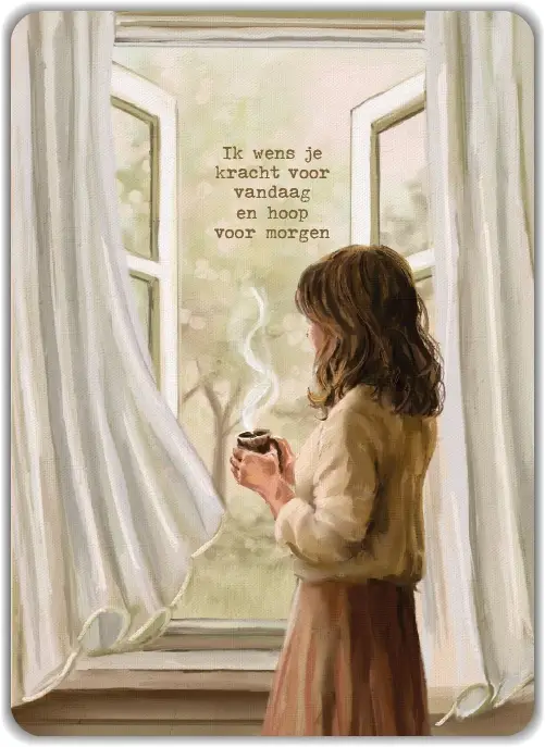 Kaart: Ik wens je kracht voor vandaag
