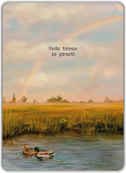 Kaart: Gods trouw is groot!