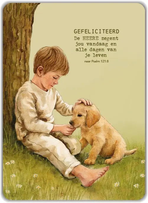 Kaart: Gefeliciteerd De Heere zegent jou