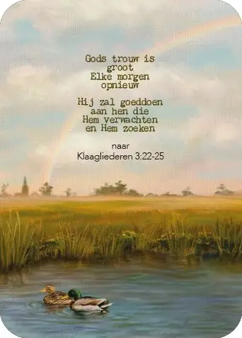 Kaartje A7 Gods trouw is groot