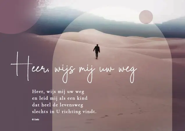 Enkele kaart: Heer, wijs mij Uw weg