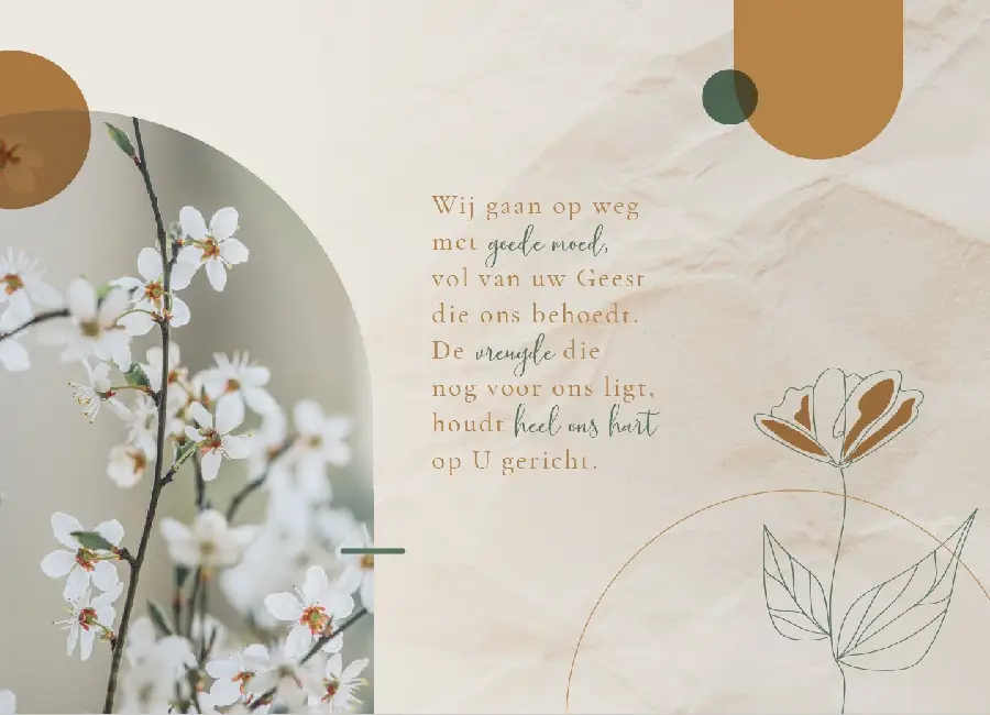 Enkele kaart: Heel mijn hart zegt