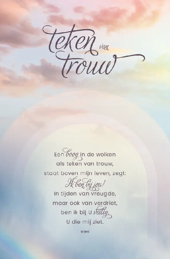 Enkele kaart: Teken van trouw