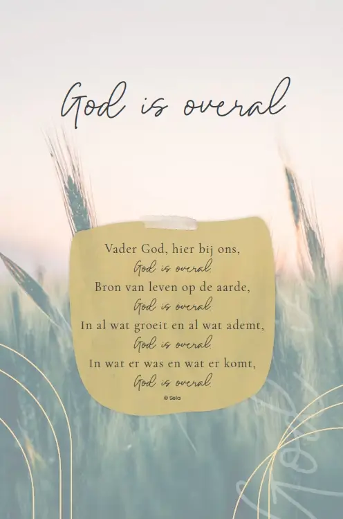 Enkele kaart: God is overal