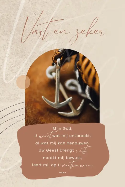 Enkele kaart: Vast en zeker