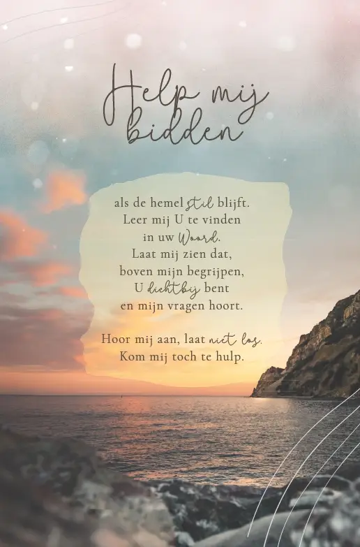 Enkele kaart: I will be there