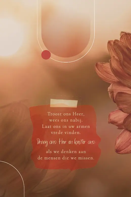 Enkele kaart: Ik zing met diep ontzag