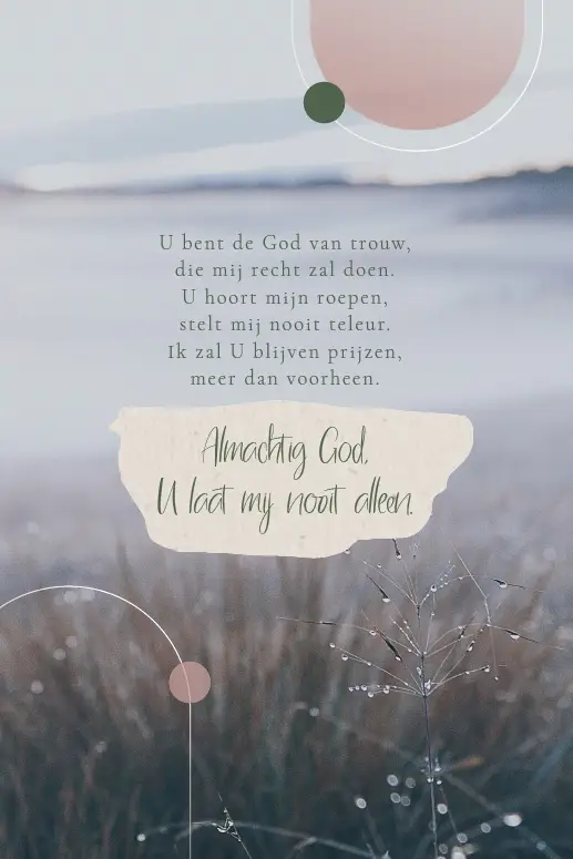 Enkele kaart: Met een hart en stem