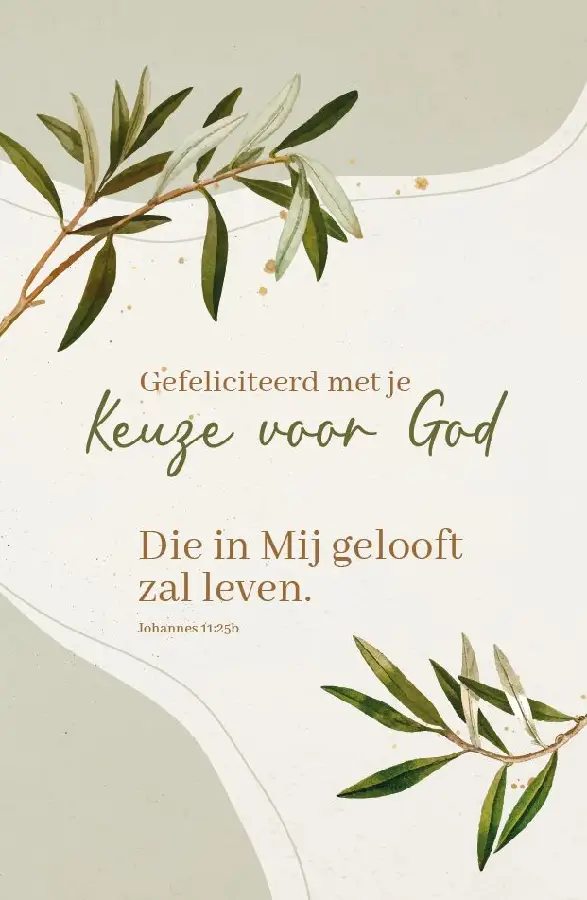 Kaart: A6 Gef. keuze voor God