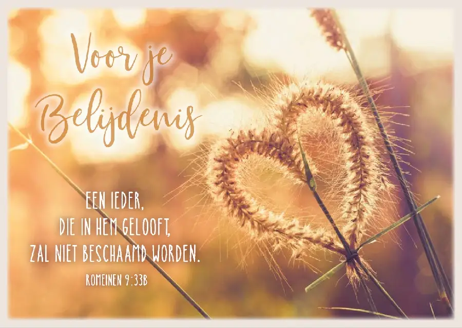 Kaart: A6 Voor je belijdenis