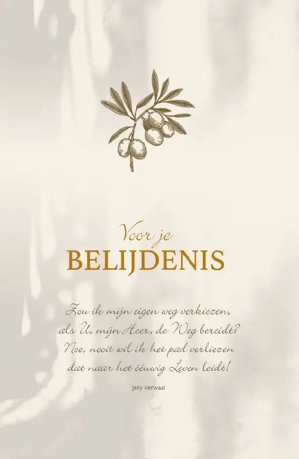 Kaart: A6 Belijdenis Zou ik mijn eigen w