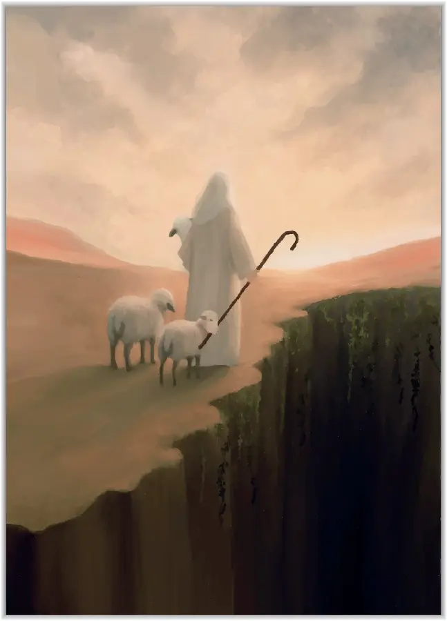 Poster A5 Herder (Blanco)