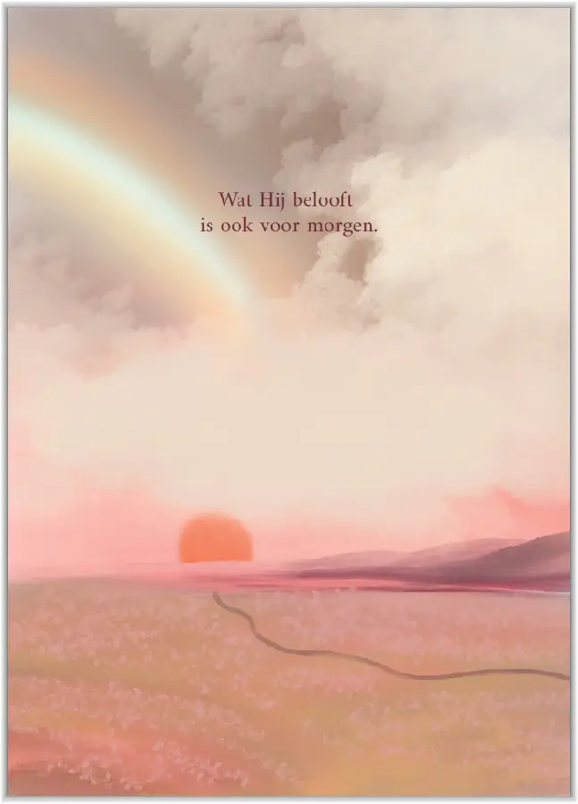 Poster A5:Wat Hij beloofd