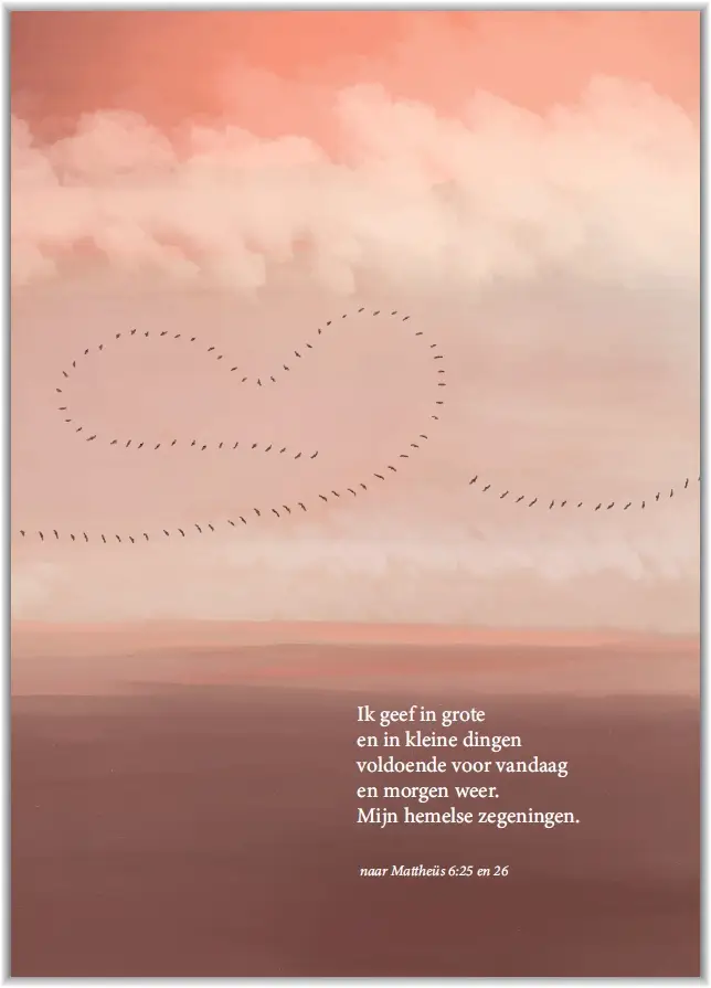 Poster: A4 Ik geef in grote en kleine di