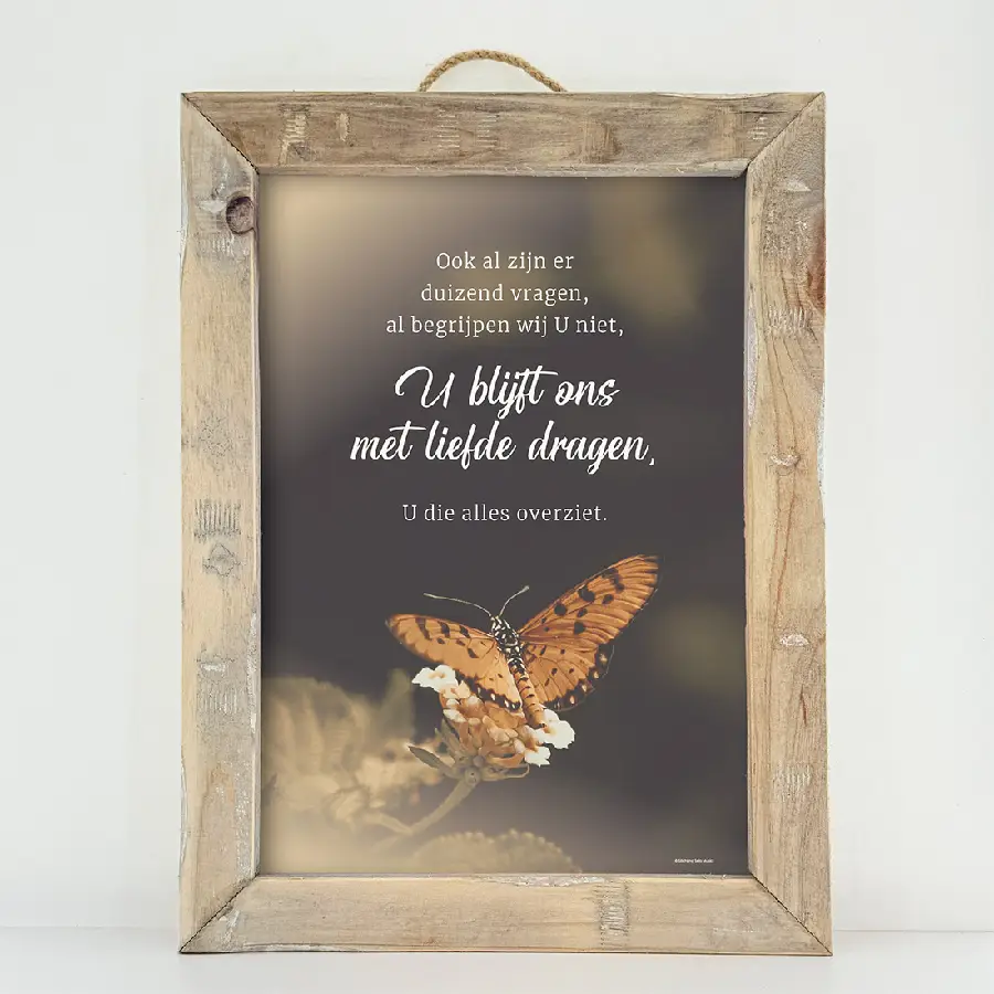 Schilderij A3 Ook al zijn er duizend...