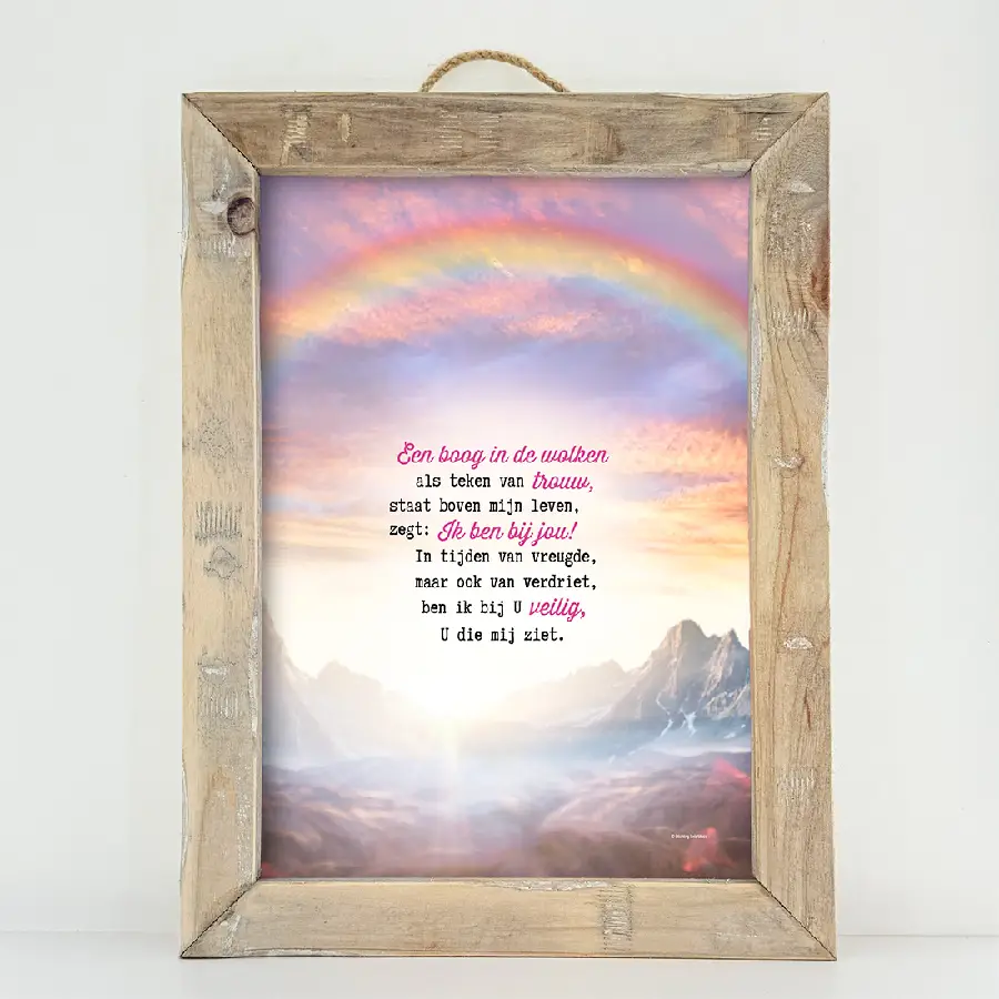 Schilderij: A3 Teken van trouw