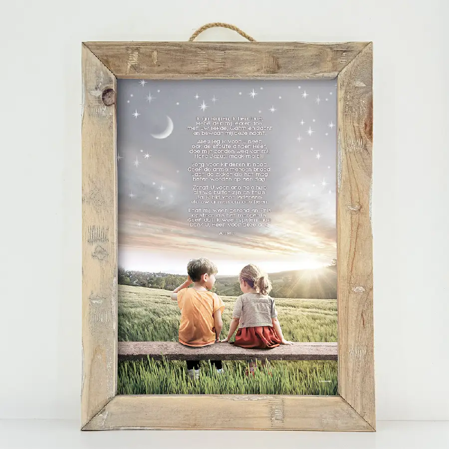 Schilderij: A3 Ik ga slapen