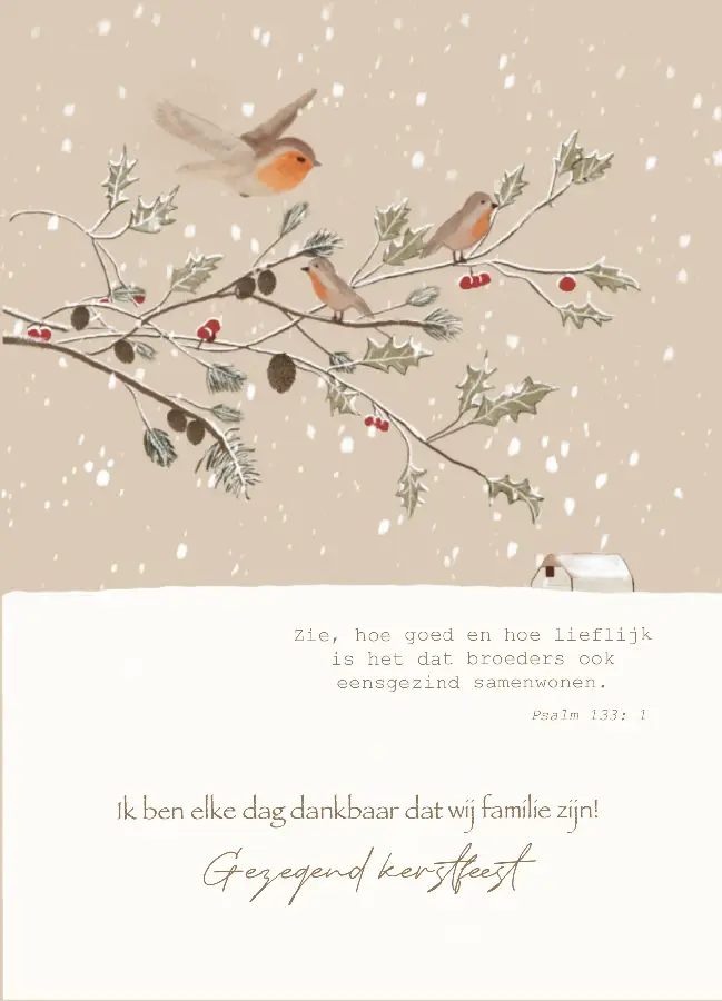 Enkele kaart: Ik ben elke dag dankbaar