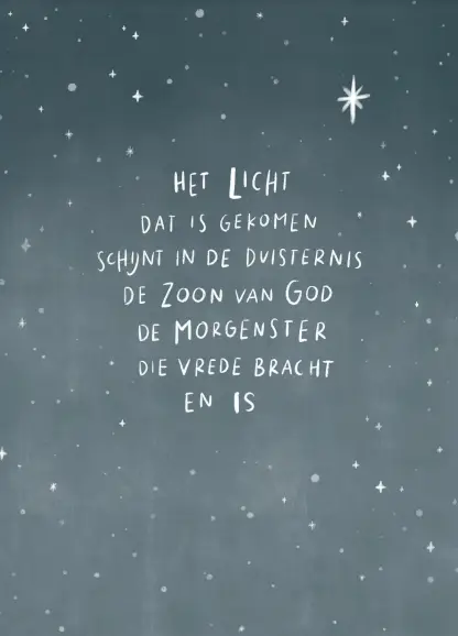 Enkele kaart: Het Licht dat is gekomen