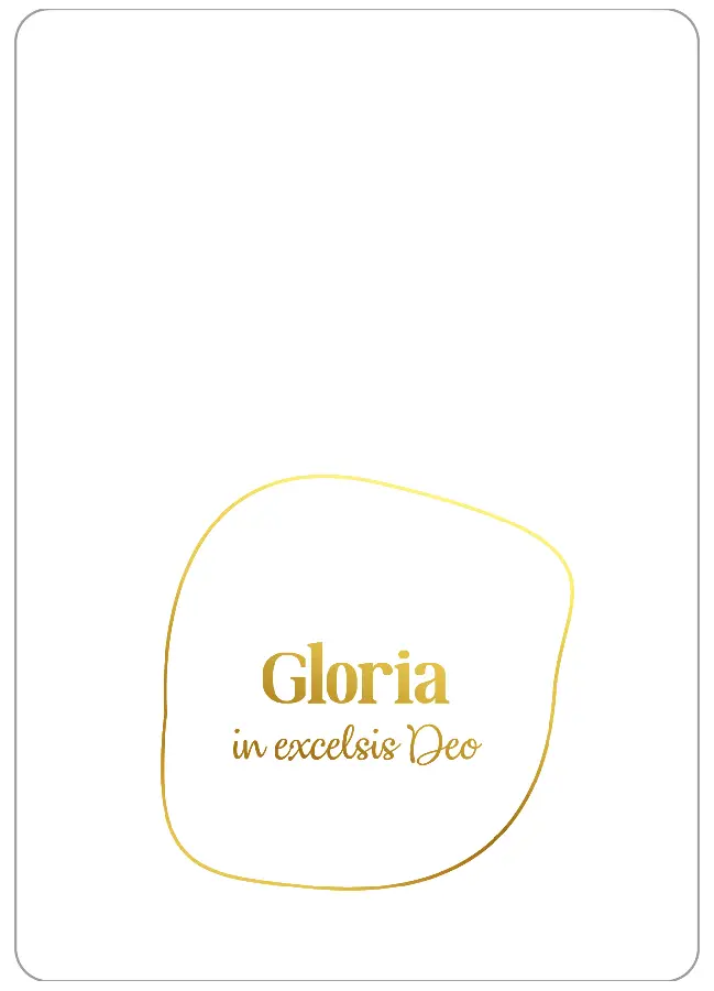 Enkele kaart: Gloria in excelsis Deo