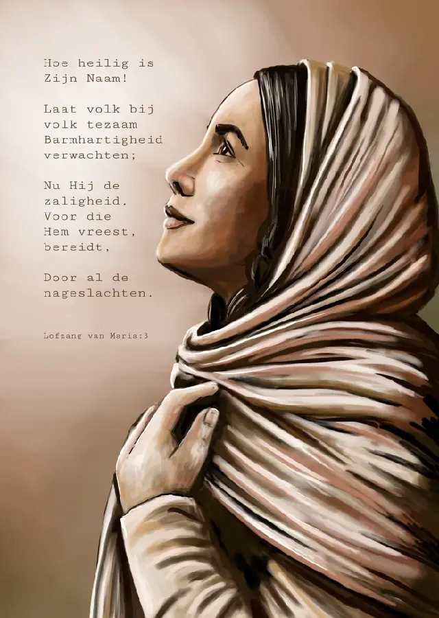 Enkele kaart: Lofzang van Maria