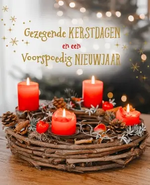 Hangdoosje: Gezegende Kerstdagen (10 st)