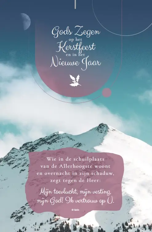 Enkele Kaart Gods Zegen + Selatekst