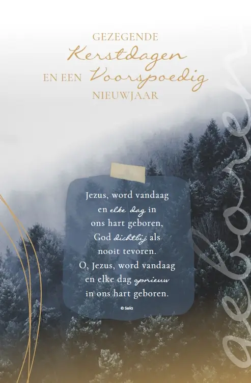 Enkele Kaart Gezegende K/VN + Selatekst