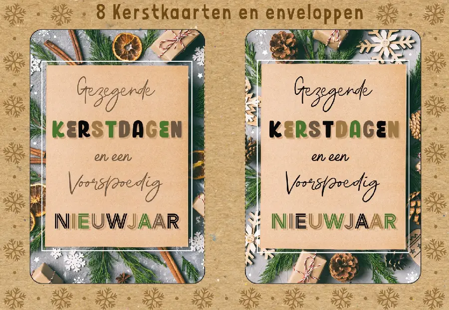 Kerstbox: Gezegende kerstdagen (8 stuks)