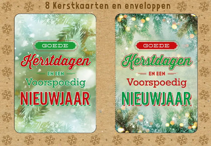 Kerstbox: Goede Kerstdagen (8 stuks)