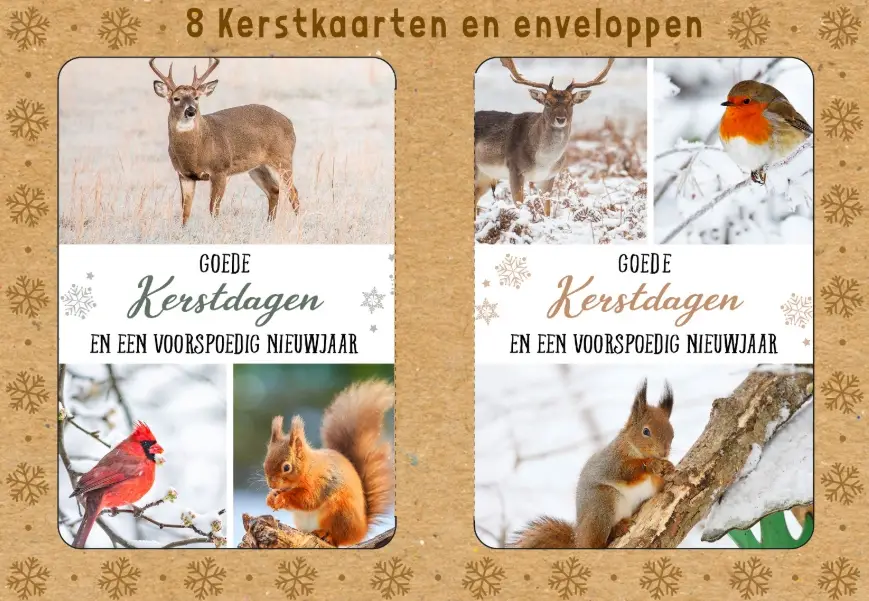 Kerstbox: Goede Kerstdagen (8 stuks)