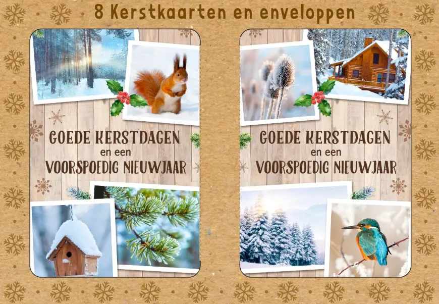 Kerstbox: Goede Kerstdagen (8 stuks)