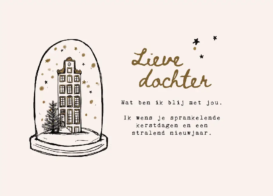 Enkele kaart: Lieve dochter