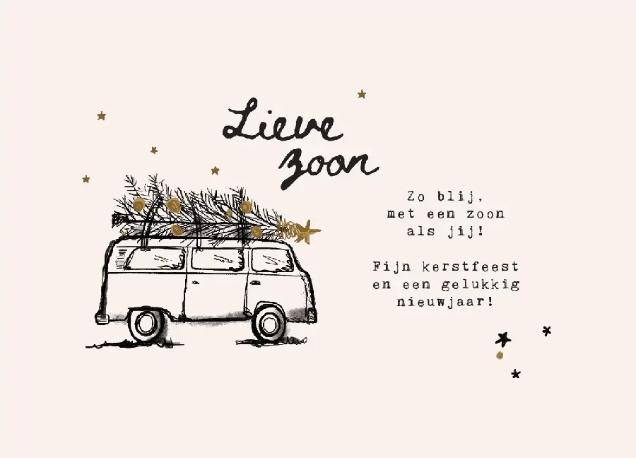 Enkele kaart: Lieve zoon