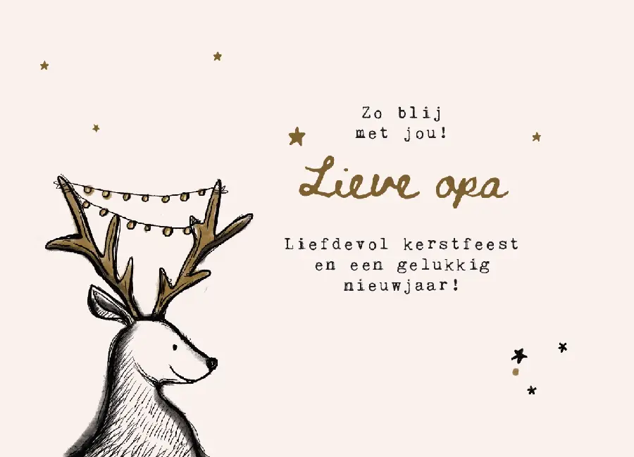 Enkele kaart: Lieve opa