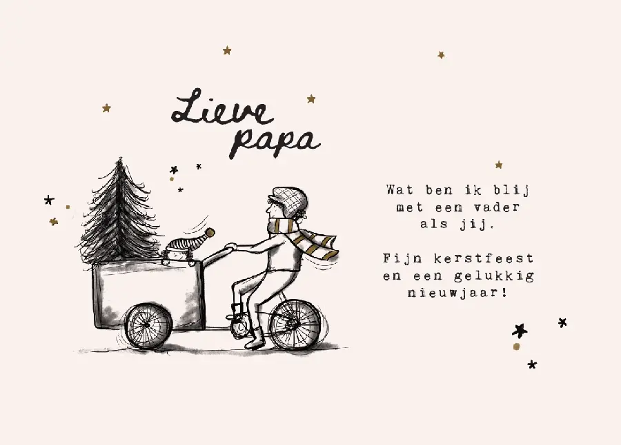 Enkele kaart: Lieve pap