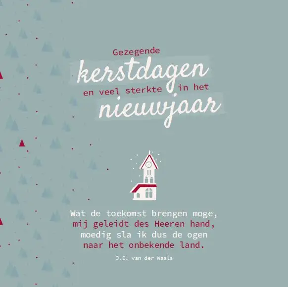 Enkele kaart: Gezegende kerstdagen