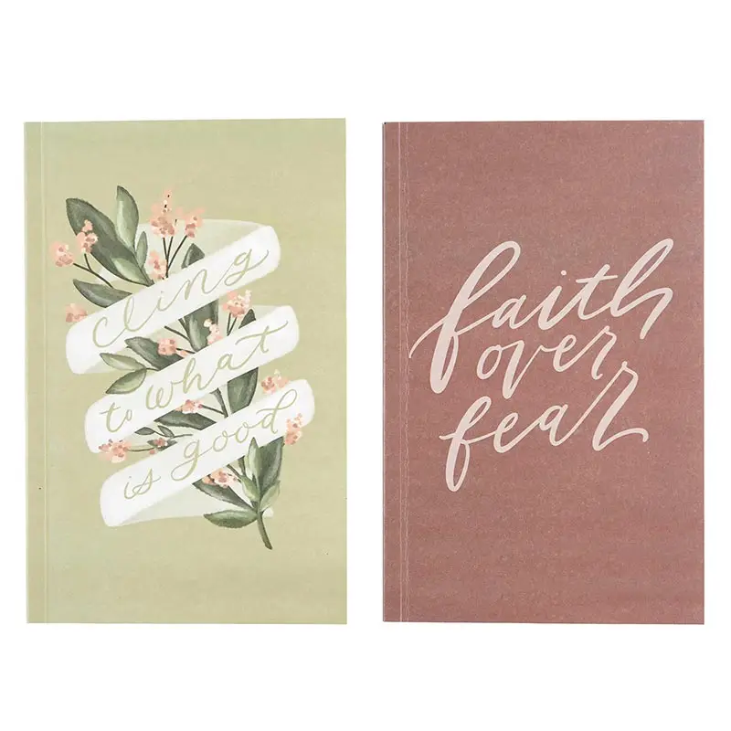 Notebook set, Cling to what/Faith over f