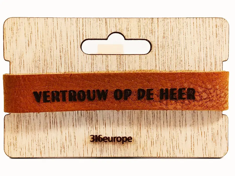 Bracelet: Vertrou op de Heer