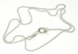 925 silver ball chain 50cm