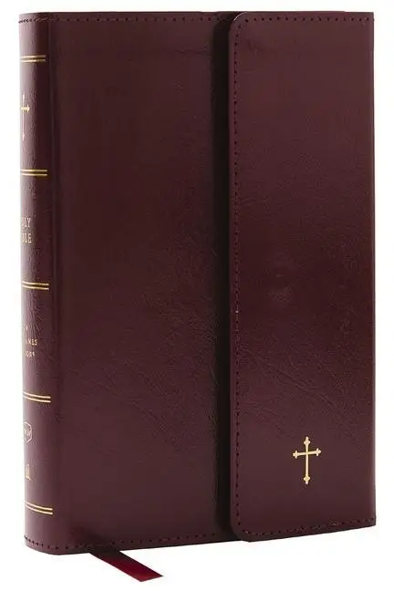 NKJV Compact reference Bible burgundy